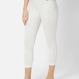 BODYCARE INSIDER Women White Cotton Thermal Bottoms image 2