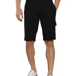 Calvin Klein Jeans Black Cotton Regular Fit Shorts image 1
