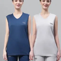 Vimal Jonney Blue & Light Grey T-Shirt With Shorts - Pack of 2-picture-39