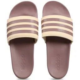 Adidas Women's ADILETTE COMFORT Cream Slides image 1