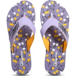 Adidas Women's CLOUDFOAM W Purple Flip Flops image 1
