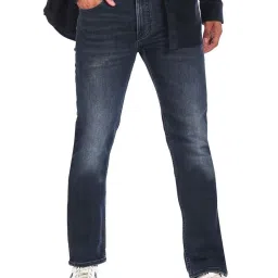 Calvin Klein Jeans Blue Cotton Straight Fit Jeans image 1