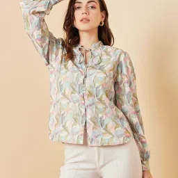 Marie Claire Multicolored Printed Top image 1