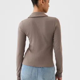 GAP Grey Slim Fit Polo T-Shirt image 2