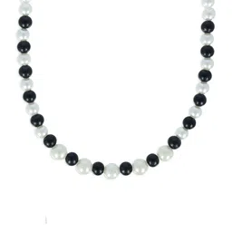 AKSHARA Girls White & Black Synthetic Handcrafted Necklace-image-96