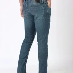 Peter England Blue Cotton Skinny Fit Jeans image 2