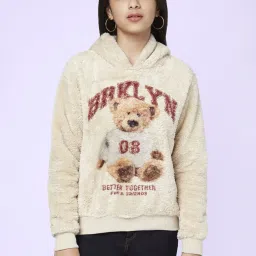 Coolsters by Pantaloons Kids Beige Cotton Printed Full Sleeves Sweatshirt image 1