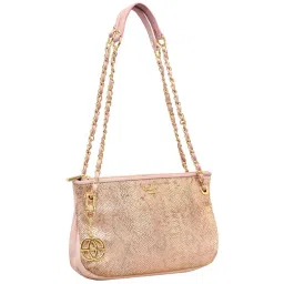 Eske Lucie Pink Printed Medium Shoulder Handbag image 5