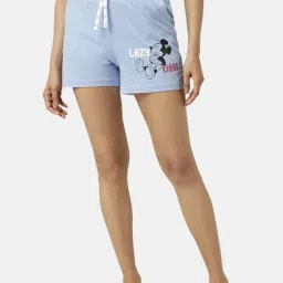 Dreamz by Pantaloons Blue Cotton Graphic Print Shorts image 1