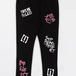 NINS MODA Kids Navy Printed Capri image 1