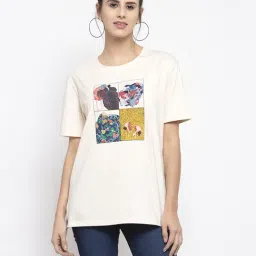 Global Republic Off White Printed T-Shirt-picture-30