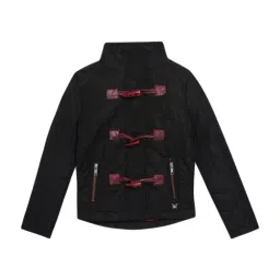 Blue Giraffe Kids Black Regular Fit Jacket-image-34