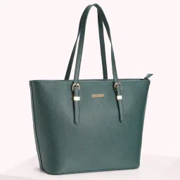 Forever Glam by Pantaloons Forest Green Medium Tote Bag image 1
