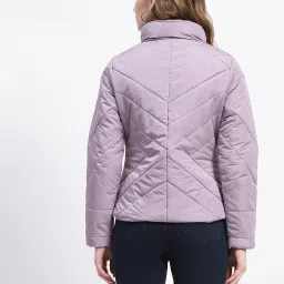 MADAME Mauve Regular Fit Puffer Jacket image 2