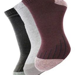 Dollar Multi Cotton Free Size Self Pattern Socks - Pack of 3-picture-43