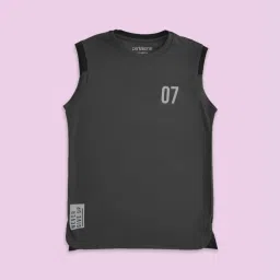 Pantaloons Junior Grey Cotton Printed T-Shirt image 1