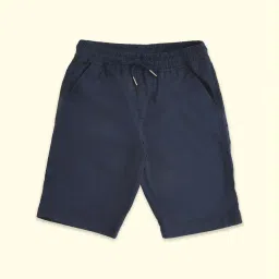Pantaloons Junior Navy Regular Fit Shorts image 1