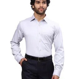 Raymond Light Lavender Slim Fit Shirt image 1