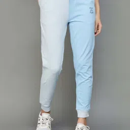 KAPPA Blue Cotton Printed Joggers image 1