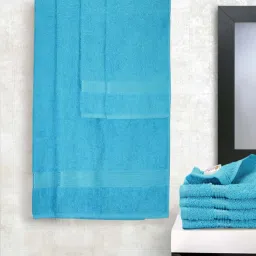 bianca LORENA [8pc] 100% Cotton Super-Soft Terry Towels -2pc Bath, 2pc Hand, 4pc Face (d`ross) solid-multi image 2