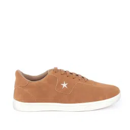 Fausto Men's Tan Casual Sneakers image 1