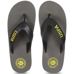 U.S. Polo Assn. Men's Lake Charcoal Grey Flip Flops image 1