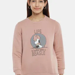 Honey by Pantaloons Pink Printed Sweatshirt image 1