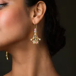 Shaya Iski Uski 18k Gold-Plated Brass Earrings image 1
