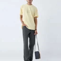 nuon men Nuon by Westside Charcoal Relaxed-Fit Mid-Rise Jeans image 3