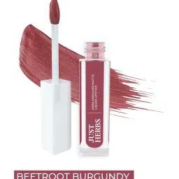 JUST HERBS Herb-Enriched Matte Liquid Lipstick Beetroot Burgundy - 2 ml image 1