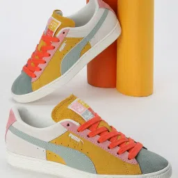 Puma Men's Suede Icons Of Unity Multicolor Casual Sneakers image 1