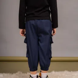 Budding Bees Boys Blue Trousers image 2