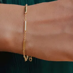 Shaya 92.5 Sterling Silver Linking Love Bracelet for Women image 1