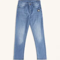 Pantaloons Junior Blue Tapered Fit Jeans image 1