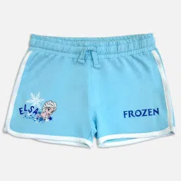 Kidsville Turquoise Printed Shorts image 1