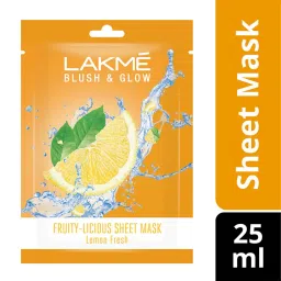 Lakme Blush & Glow Lemon Fresh Sheet Mask image 1