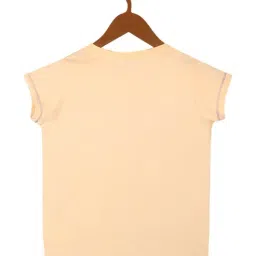 Monte Carlo Kids Peach Solid T-Shirt image 2