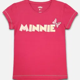 Kidsville Pink Printed T-Shirt image 1