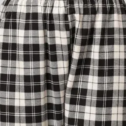 Kryptic Black & Grey Melange Cotton Relaxed Fit Printed Lounge Pants - Pack of 2 image 1