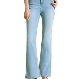 MIXXO Indigo Fit-Up Mid Rise Bootcut Fit Denim Jeans-image-77