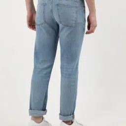 Calvin Klein Blue Cotton Regular Fit Jeans image 2