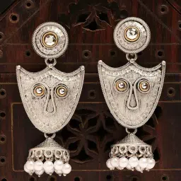 Karatcart Silver Earrings for Women-picture-16