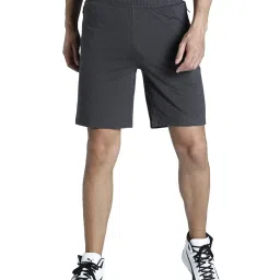 Puma Dark Grey Cotton Regular Fit Sports Shorts image 1