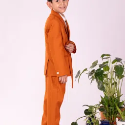 VASTRAMAY Boys White Cotton Blend SuitSets image 2