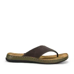 Woodland Men's Brown Thongs-picture-34