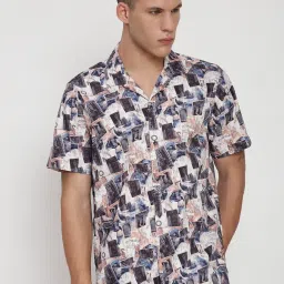 showoffff Showoff Multi Relaxed Fit Abstract Print Shirt image 2