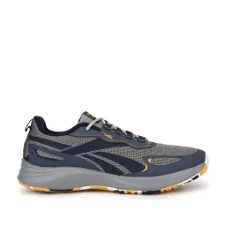 Reebok Men's CRAZE RUNNER Flat Grey & Navy Running Shoes image 1