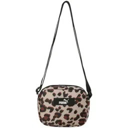 Puma Beige Printed Sling Handbag-image-61