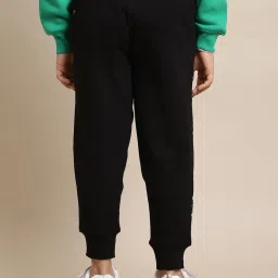 Kidsville Boys Black & Green Character Based Jogger image 2