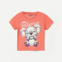 Juniors by Lifestyle Baby Girls Coral T-Shirt-picture-38